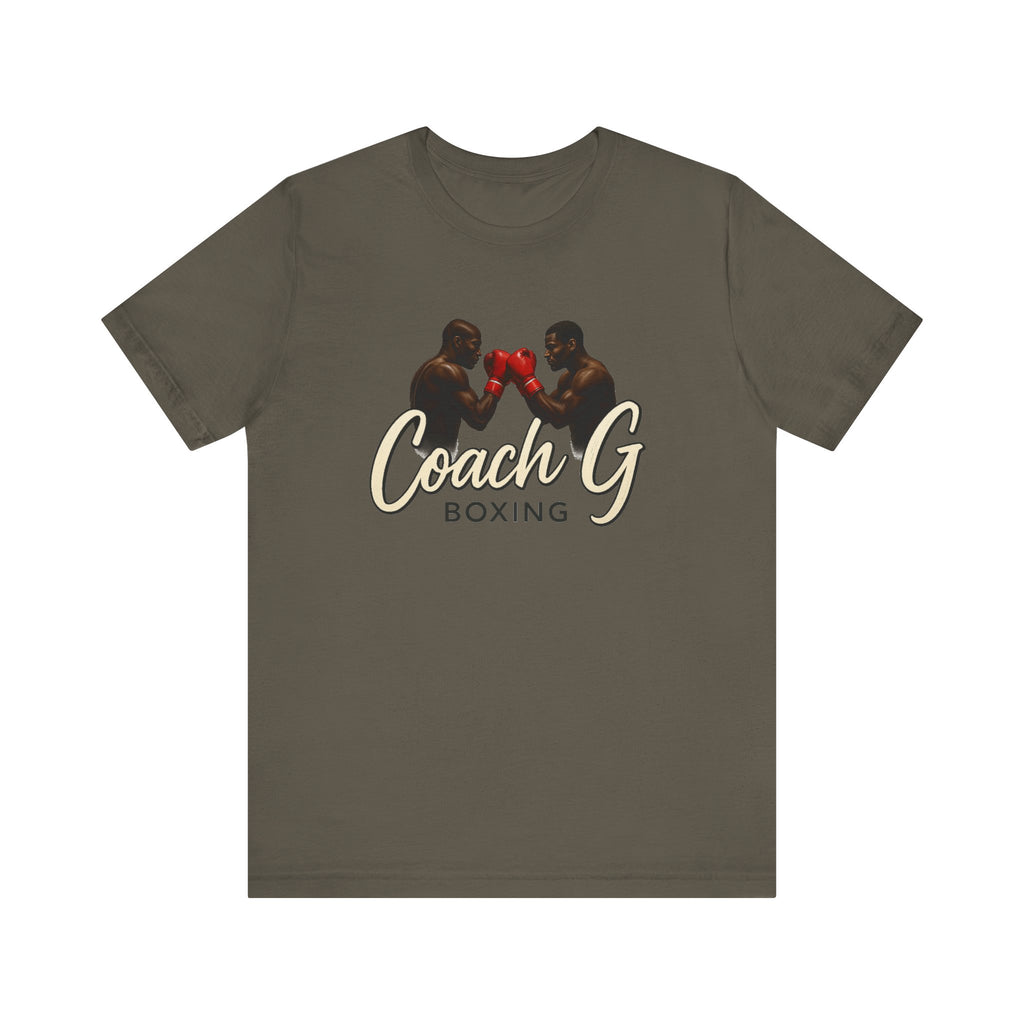 Boxing Coach G Unisex Jersey Tee
