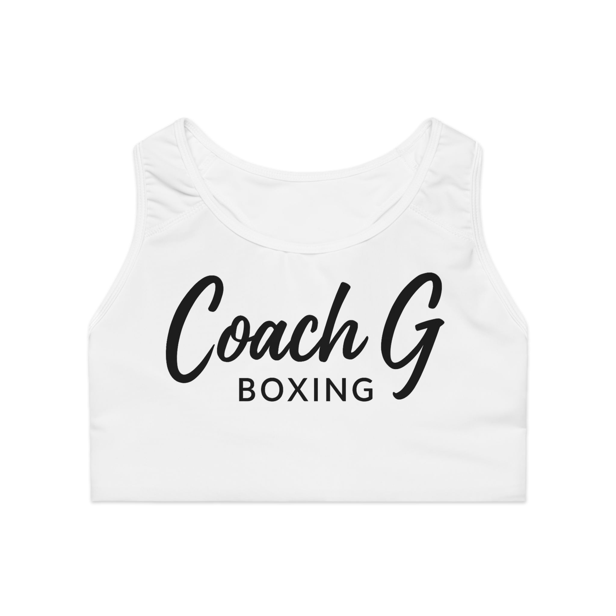 Coach G Boxing Sports Bra — Women's Athletic Crop Top