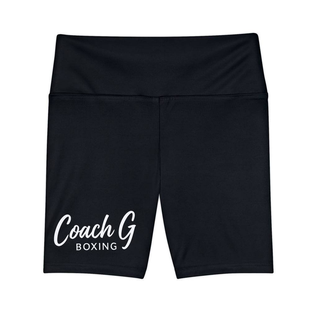 Coach G Boxing Women's Workout Shorts — High-Waist Biker Shorts for Training