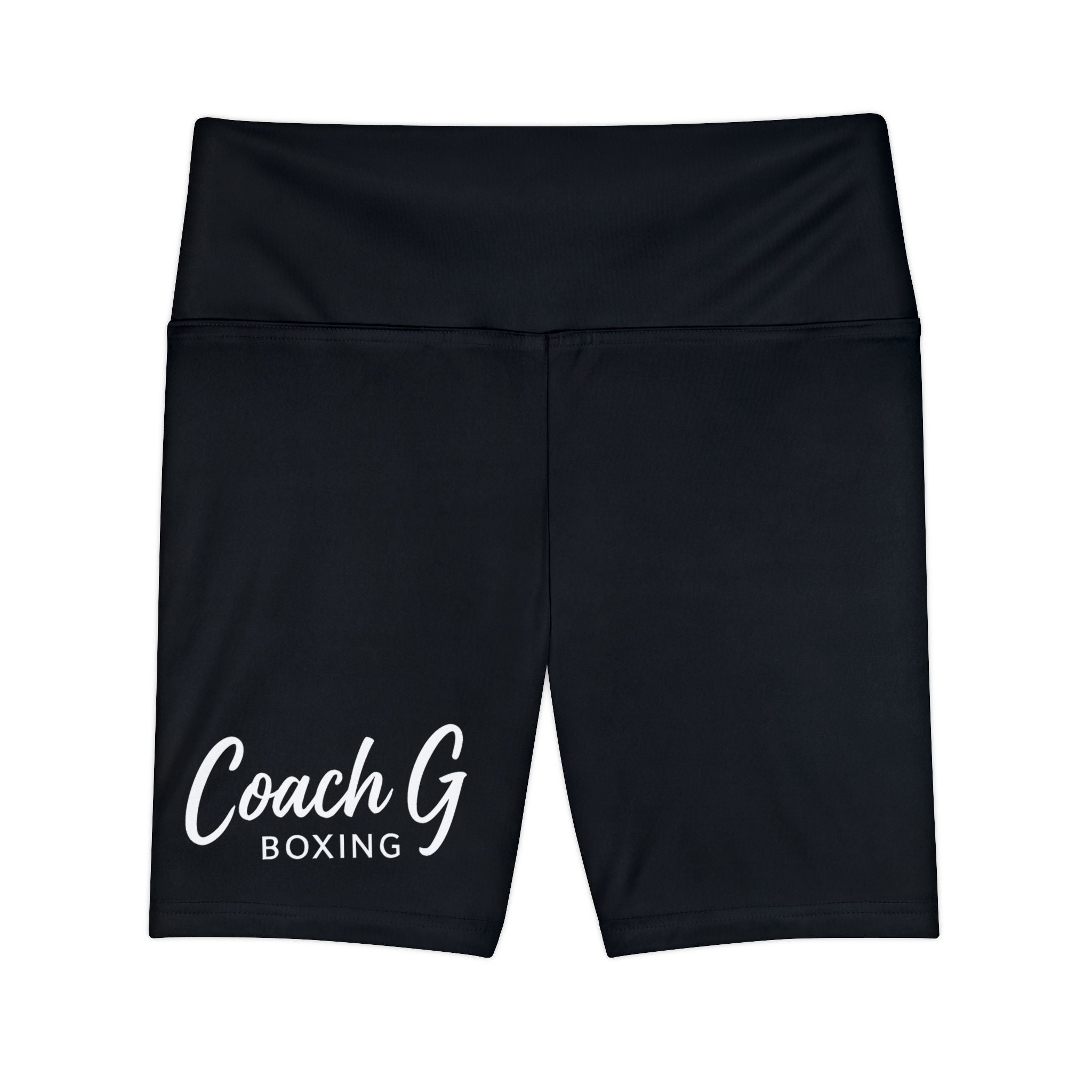 Coach G Boxing Women's Workout Shorts — High-Waist Biker Shorts for Training