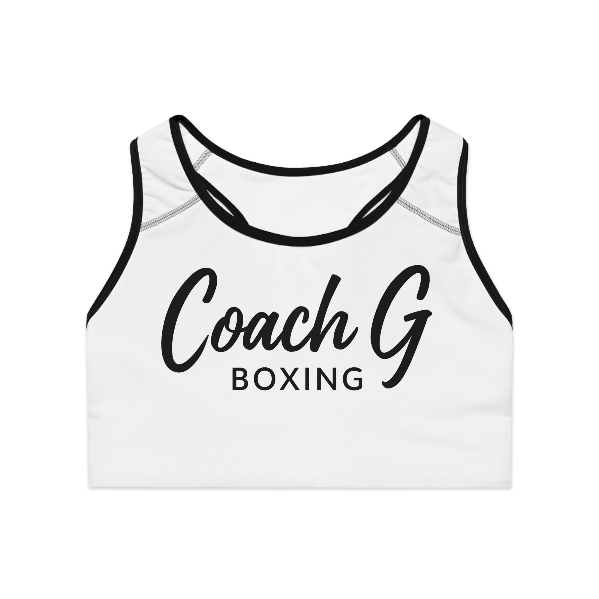 Coach G Boxing Sports Bra — Women's Athletic Crop Top