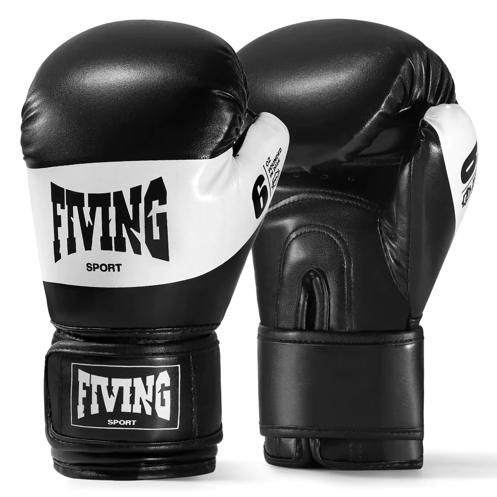 Wolfpack Cubs Youth Boxing Gloves – Black/White (4oz)