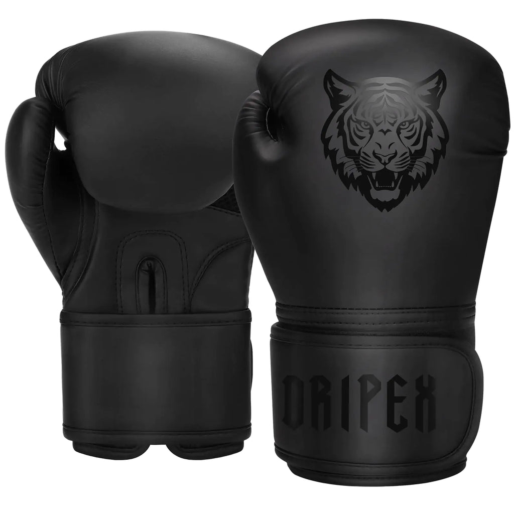 Wolfpack Elite Boxing Gloves – Blackout Edition (8oz)