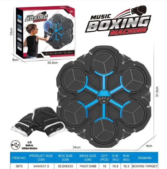 Wolfpack Reflex Boxing Target – LED Music Edition